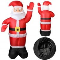 ŚWIECĄCY DMUCHANY MIKOŁAJ DEKORACJA ŚWIĄTECZNA LED OZDOBA DO OGRODU 350CM