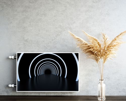 Osłona MAGNETYCZNA Na Kaloryfer Abstrakcyjny Tunel Efekt 3D 120cm x 60cm na Arena.pl