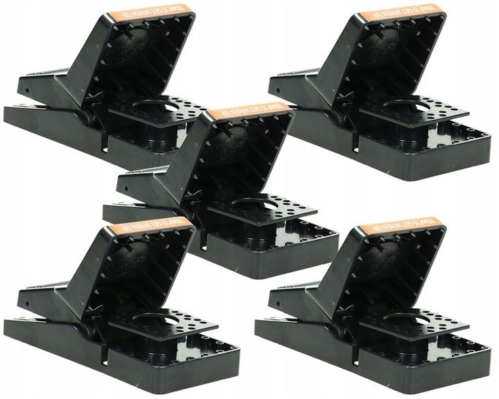 5x SILNA ŁAPKA PUŁAPKA NA SZCZURY I MYSZY GILOTYNA DUŻA SIŁA MECHANIZMU zdjęcie 1