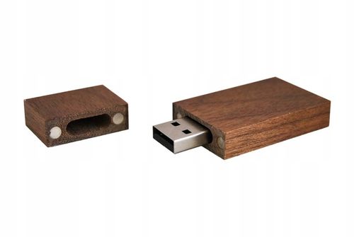 Pendrive drewniane USB 16 GB + pudełko + GRAWER na Arena.pl