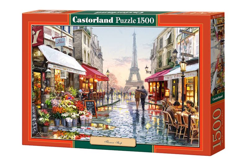 Puzzle 1500 el. Flower Shop zdjęcie 1