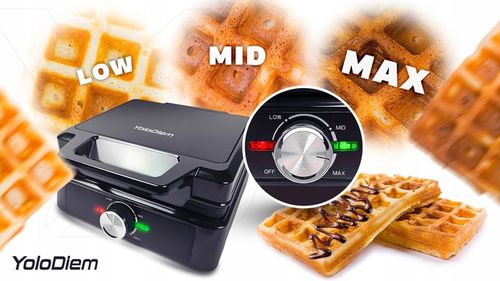 GOFROWNICA 2300W 2 DUŻE GOFRY REGULACJA CHRUPKOŚCI NIEPRZYWIERAJĄCA na Arena.pl