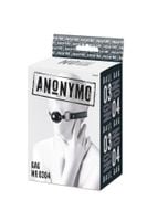 anonymo gag, tpr, black, 64 cm