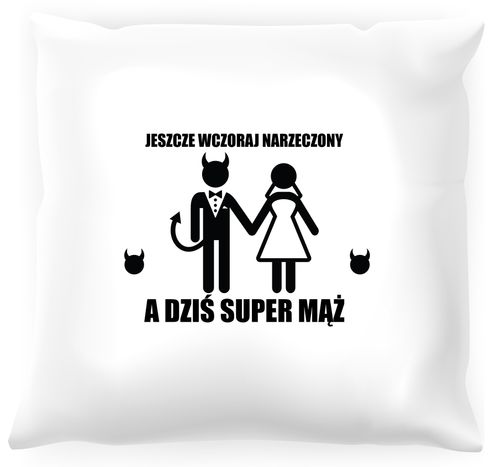 Poduszka dla pana młodego #07 na Arena.pl