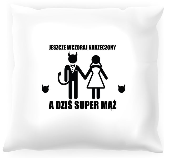 Poduszka dla pana młodego #07 zdjęcie 1