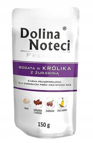 DOLINA NOTECI PREMIUM Mokra karma dla psa MIX smaków 30x150g zestaw na Arena.pl