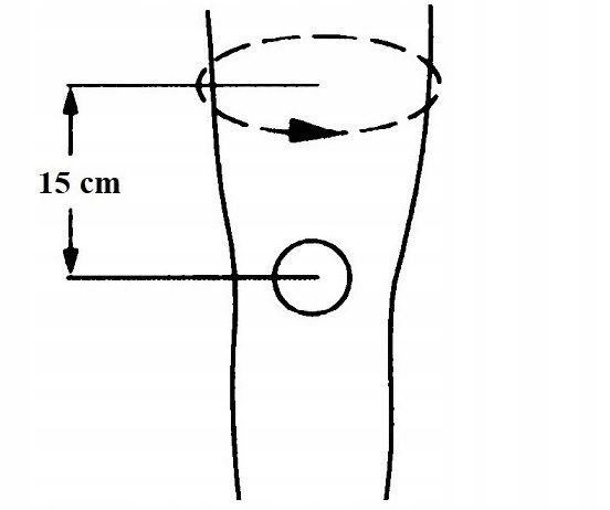 Orteza stabilizator wsparcie uda opaska ściągacz zdjęcie 2