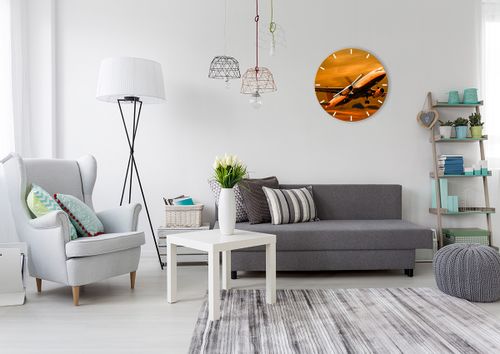 Zegar Ścienny - Samolot Start - 50X50 Cm - C3Ar50X50-0368 na Arena.pl