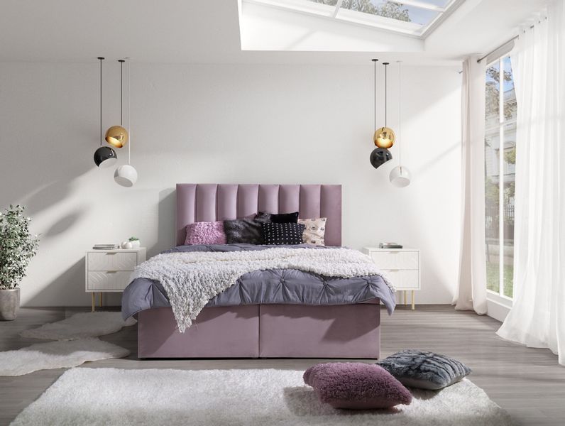 Łóżko kontynentalne SILMO 80X200 zdjęcie 1