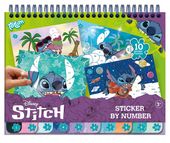 Totum Wyklejanie po numerach wyklejanka kolorowanka dla dzieci Stitch Stich