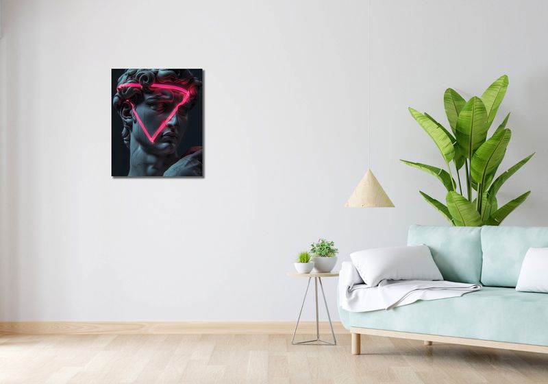 Obraz 50x60cm Neonowy Renesans zdjęcie 2