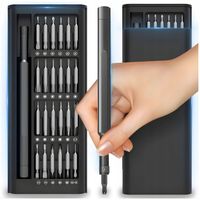 ZESTAW ŚRUBOKRĘTÓW PRECYZYJNYCH GSM TORX 25 W 1 SOLIDNE STALOWE DO TELEFONU