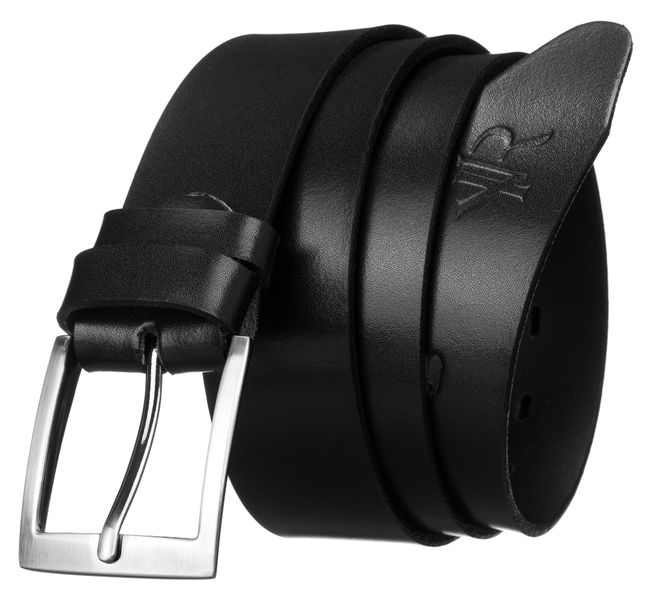 pasek męski skórzany rns-115 black zdjęcie 2
