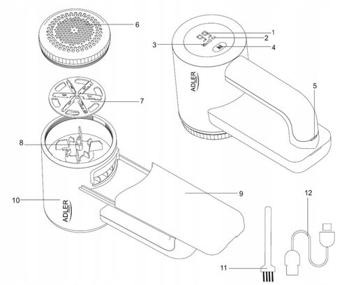 NOWOCZESNA MOCNA GOLARKA DO UBRAŃ TAPICERKI SWETRÓW KANAPY DUŻA na Arena.pl