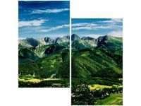 60X60CM DOLINA TATRACH DWU OBRAZ ŚCIAN