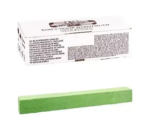 Kreda szkolna do tablic green 100szt zdjęcie 1