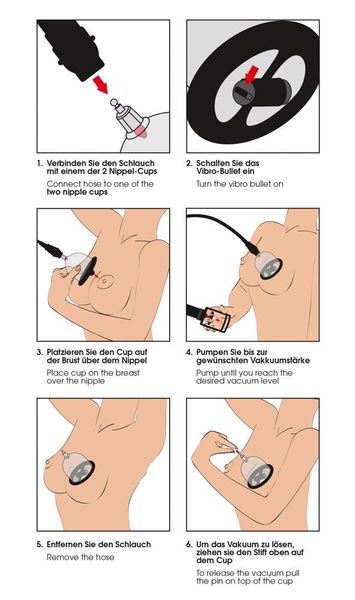 Bad Kitty Vibrating Nipple Cup zdjęcie 8