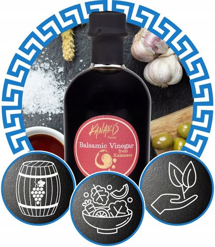 Ocet Balsamiczny 100% GRECKI naturalny aceto balsamico - Kanakis Family na Arena.pl