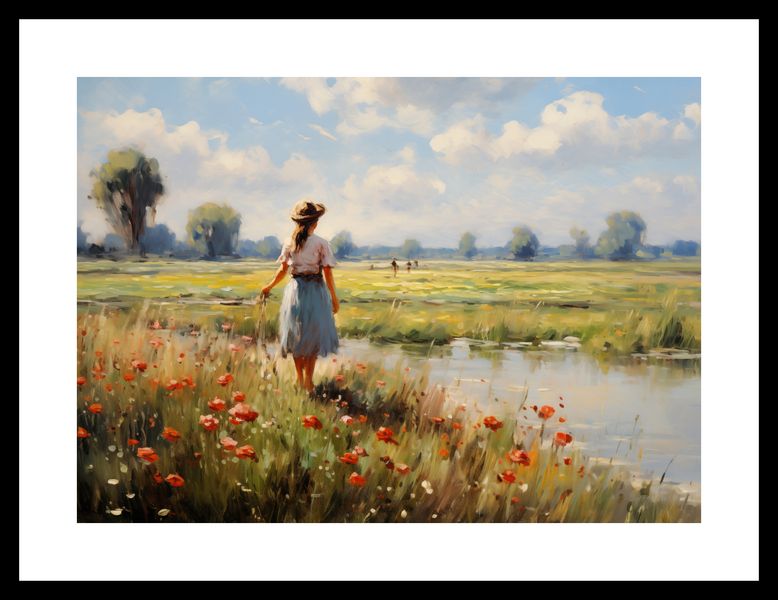 Plakat 35x25cm Wiejski Spokój zdjęcie 3
