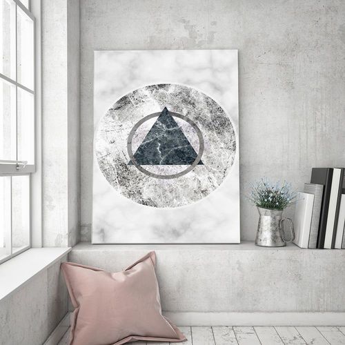 Deco Panel, Geometryczne figury marmur 80x120 na Arena.pl