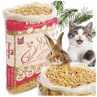 ŻWIREK DREWNIANY PELLET PODŁOŻE DO KUWETA KLATKA DLA KOTA KRÓLIKA 10KG