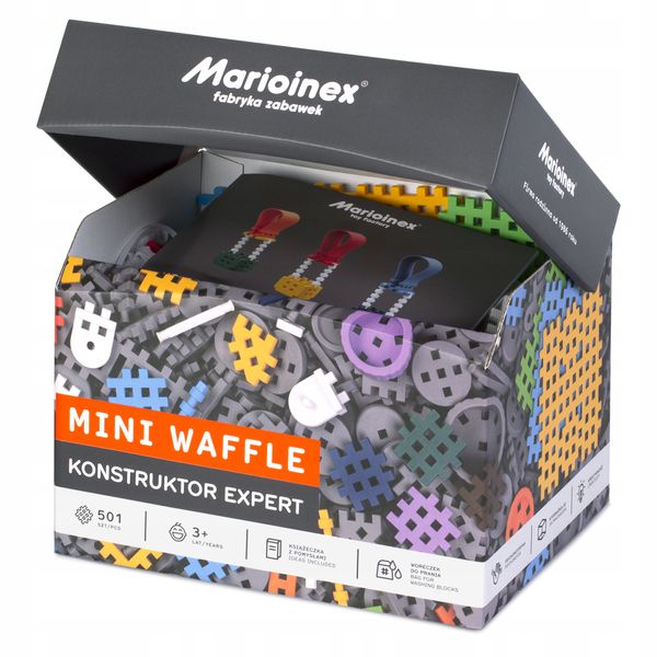 MINI WAFFLE KONSTRUKTOR EXPERT 501EL 3+ MARIOINEX zdjęcie 2