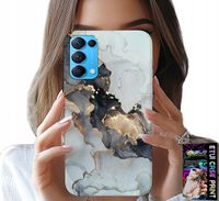 ETUI DO OPPO FIND X3 LITE - ELEGANCKI MARMUREK MODNE KOBIECE WZORY