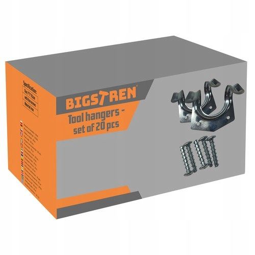 WIESZAKI POJEDYNCZE NA NARZĘDZIA 20 SZTUK BIGSTREN na Arena.pl
