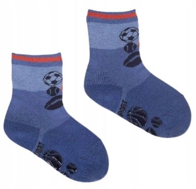 6 - PAK Skarpetki ANTYPOŚLIZGOWE ABS 6 PAR skarpety chłopięce 23 - 26 zdjęcie 3