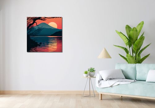 Obraz 70x70cm Góra Wieczorem na Arena.pl