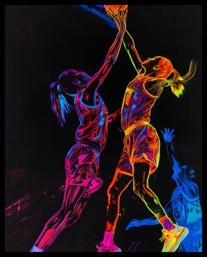 Plakat 40x50cm Mecz W Kosza na Arena.pl