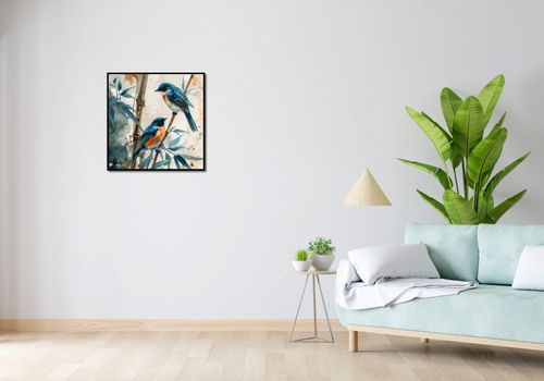 Plakat 60x60cm Trzy Ptaki na Arena.pl