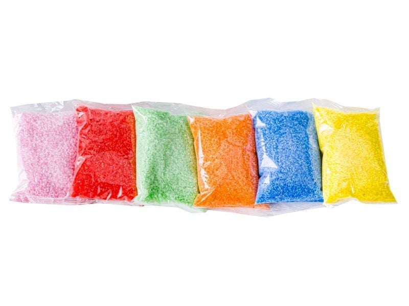 MAGICZNY PIASEK DO WYPEŁNIANIA, PIASEK DO SYPANIA, SAND ART, Kolorowe Butelki - Zrób To Sam DIY, Kreatywny Zestaw zdjęcie 6