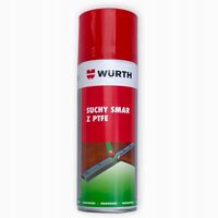 Smar Teflonowy Suchy Teflon do Szyberdachu Prowadnic Foteli Mebli WURTH