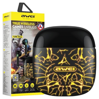 awei słuchawki bluetooth 5.0 t28 pro tws+ stacja dokująca czarny/black