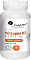 Aliness WITAMINA B2 40mg R-5-P RYBOFLAWINA 100 tabletek Prawidłowe widzenie