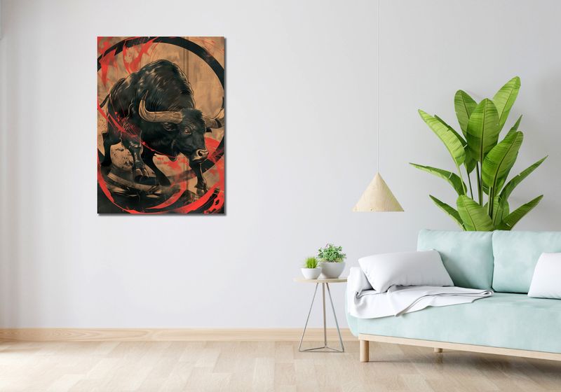 Obraz 70x100cm Bycza Niezłomność zdjęcie 2