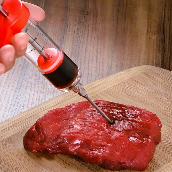 STRZYKAWKA NASTRZYKIWARKA DO MIĘSA SZPRYCA WĘDLIN SZYNKI MIĘS ZESTAW zdjęcie 8