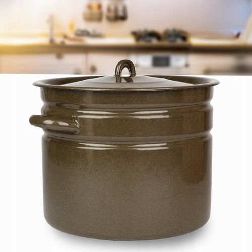 GARNEK EMALIOWANY POWDILAK 20 L Z POKRYWKĄ DO GOTOWANIA POTRAW PRZETWORÓW na Arena.pl