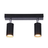 Sufitowa lampa kierunkowa Monti K-4726 Kaja czarne tuby do przedpokoju