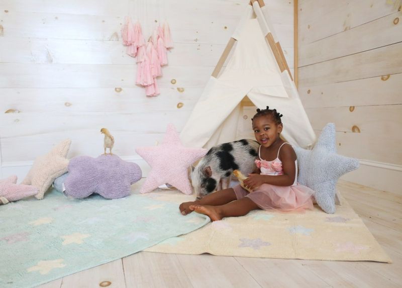 Lorena Canals Poduszka Estrella Azul zdjęcie 13