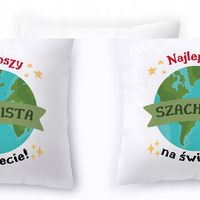 Dla Szachisty Poduszka Na Urodziny Na Prezent Z Nadrukiem Ze Zdjęciem