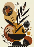 Plakat 50x70cm Ogrody Geometryczne