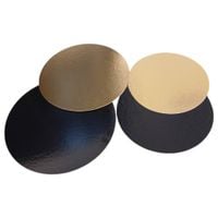 podkładka pod tort 32cm złota czarna guillin wsron32su 1szt