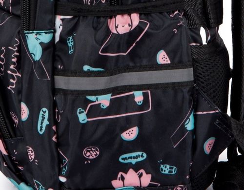 Plecak TORNISTER szkolny dziecięcy pojemny wzory czarny Klasy 1-3 Odblaski na Arena.pl