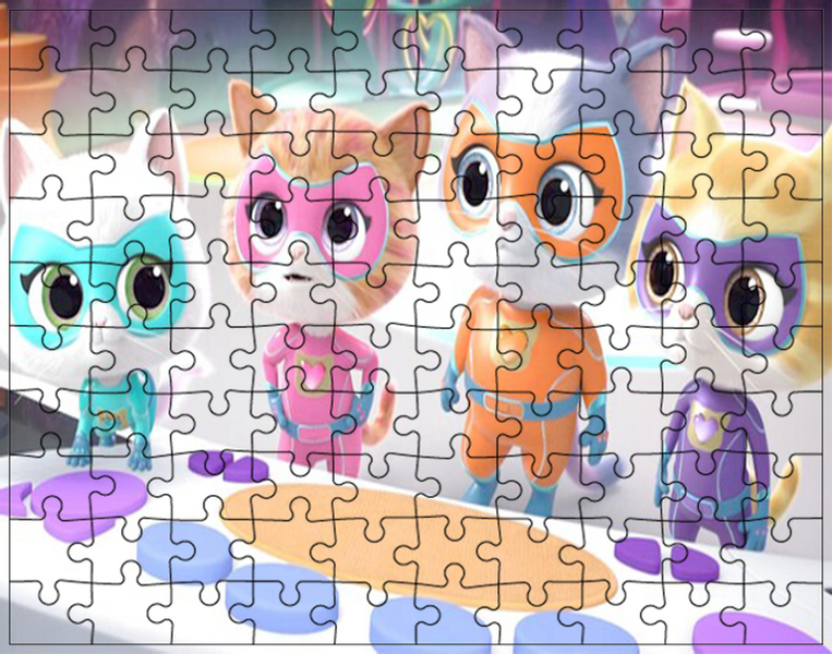 Puzzle Super Kotki zdjęcie 1