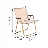 Krzesło OGRODOWE KEMPINGOWE Wędkarskie TURYSTYCZNE Plażowe Składane LEŻAK