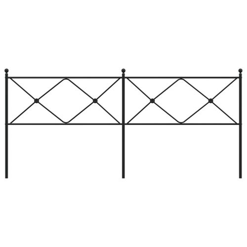 Metalowe wezgłowie, czarne, 193 cm na Arena.pl