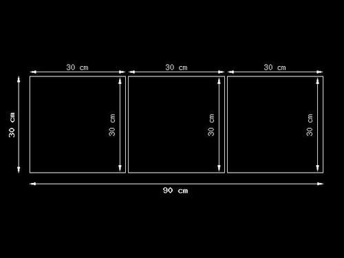 90X30CM RUMIANEK TRÓJ OBRAZ na Arena.pl