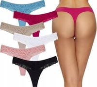 Stringi figi koronkowe bawełniane – komfortowe i eleganckie majtki damskie